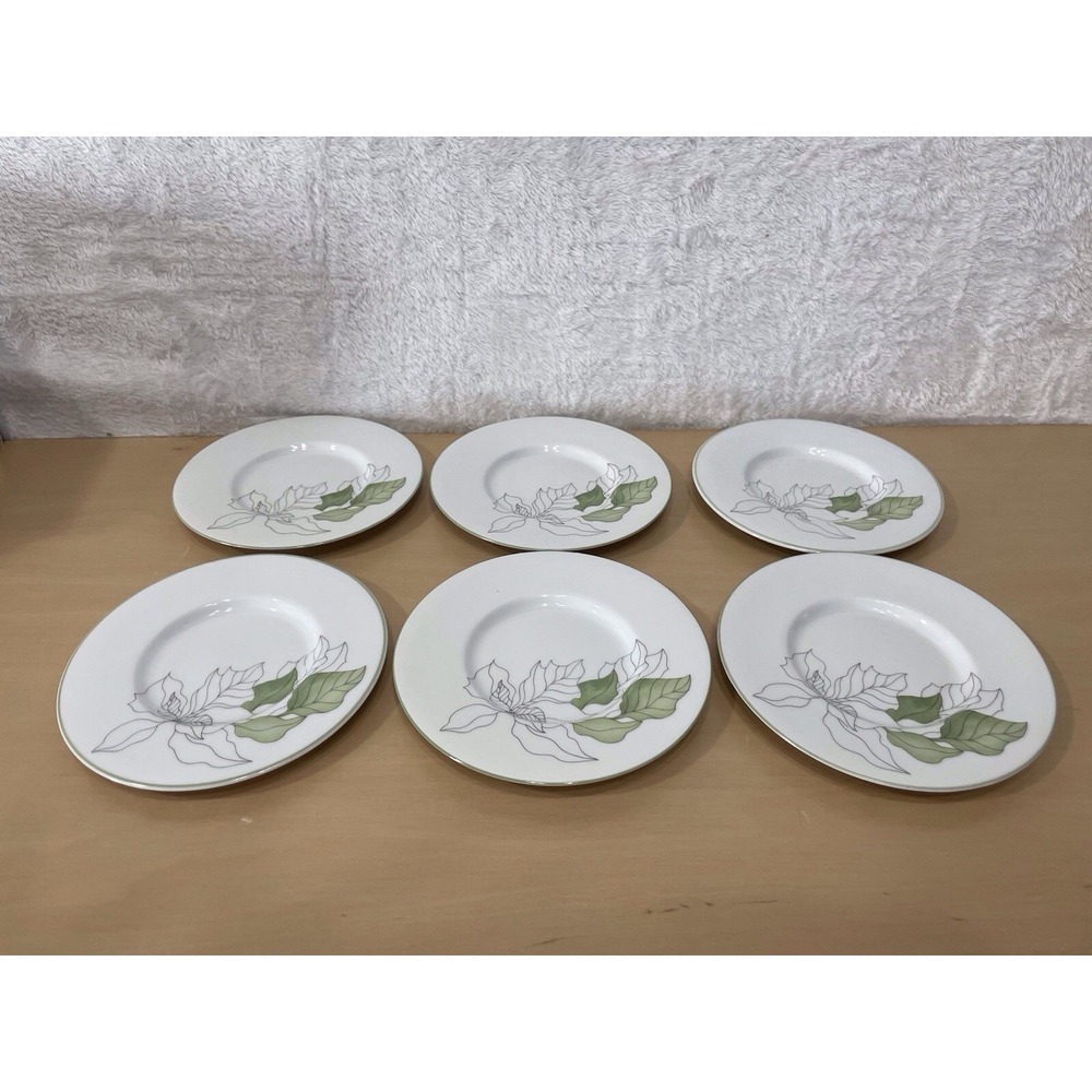 Block Spal Poinsettia Bread Plates Set of 6 Mary Lou Goertzen 1982 Portugal
